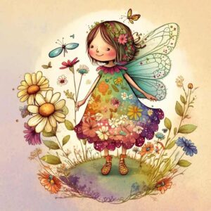 Gute-Nacht-Geschichten - Flora die Fee und Fluff der Hase