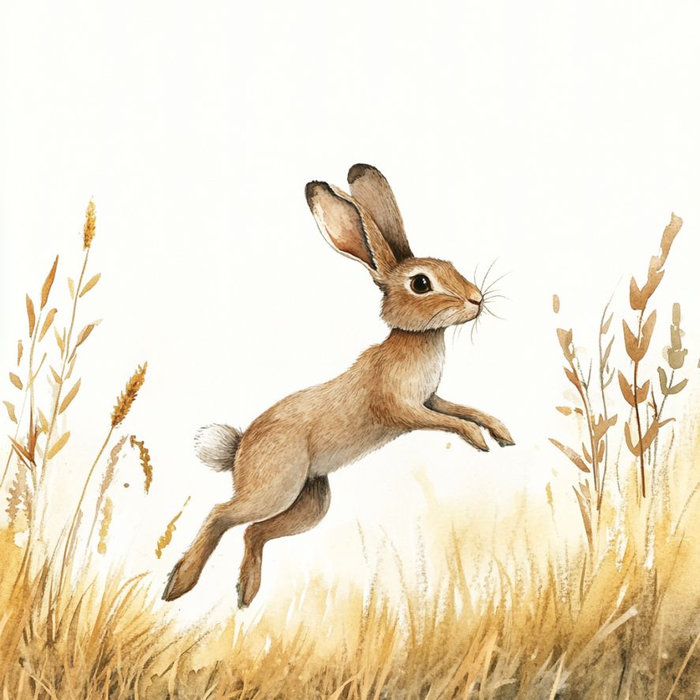 Kurze Märchen - Der Hase und der Igel